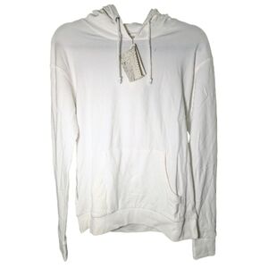 NWT Grey State Jess Hoodie White With Silver Stripe Size XS